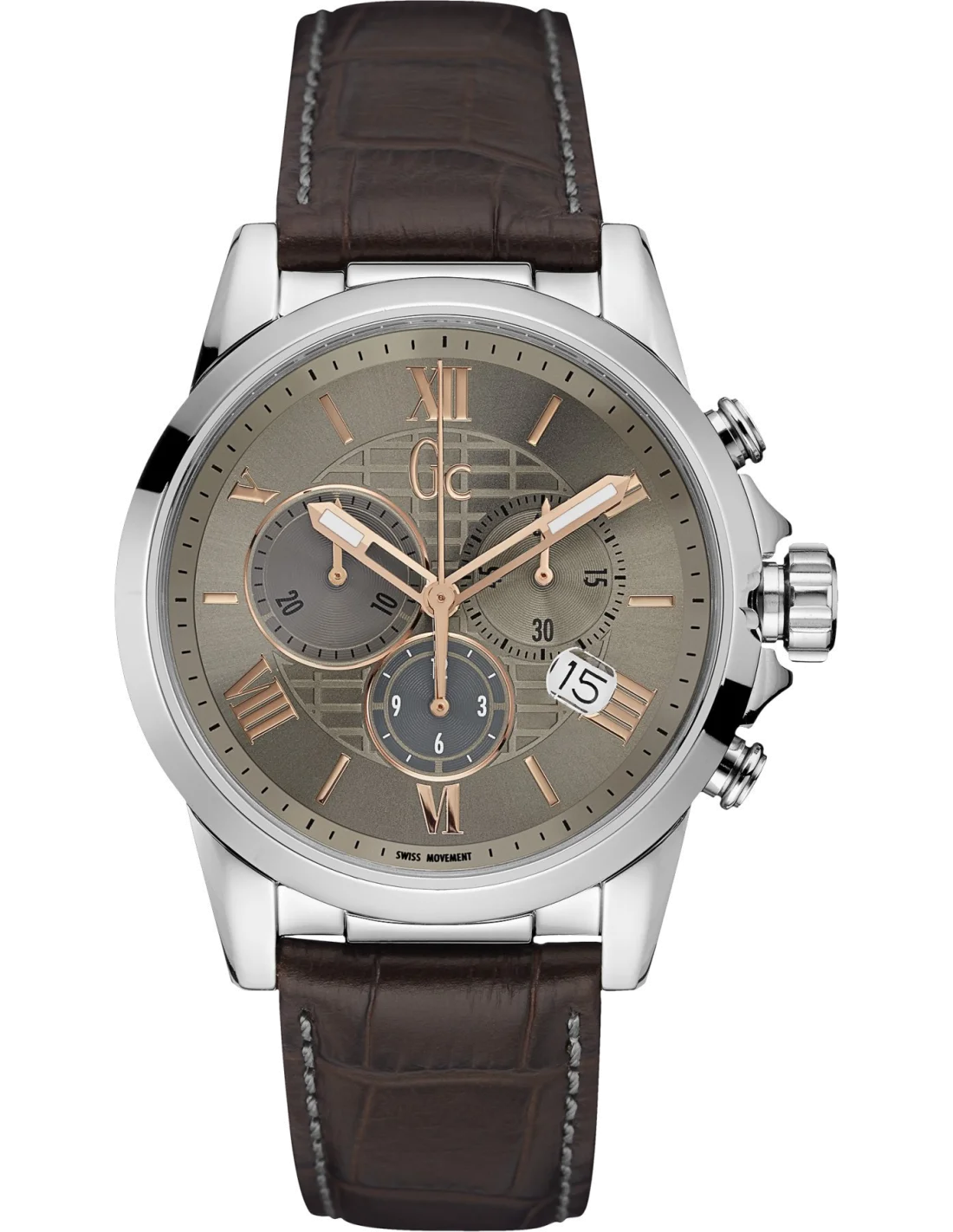 Montre Homme Gc Esquire Y08001G1 Marron