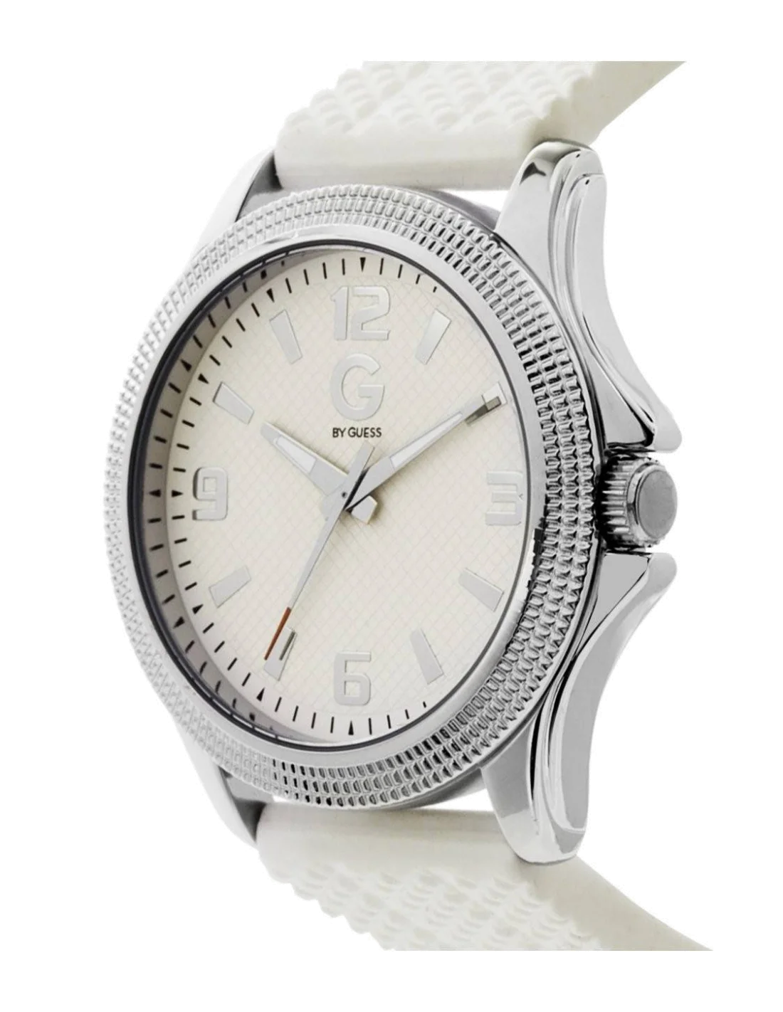 Montre Guess G74040G1 pour Homme - Cadran et bracelet blancs - 48mm vue 2