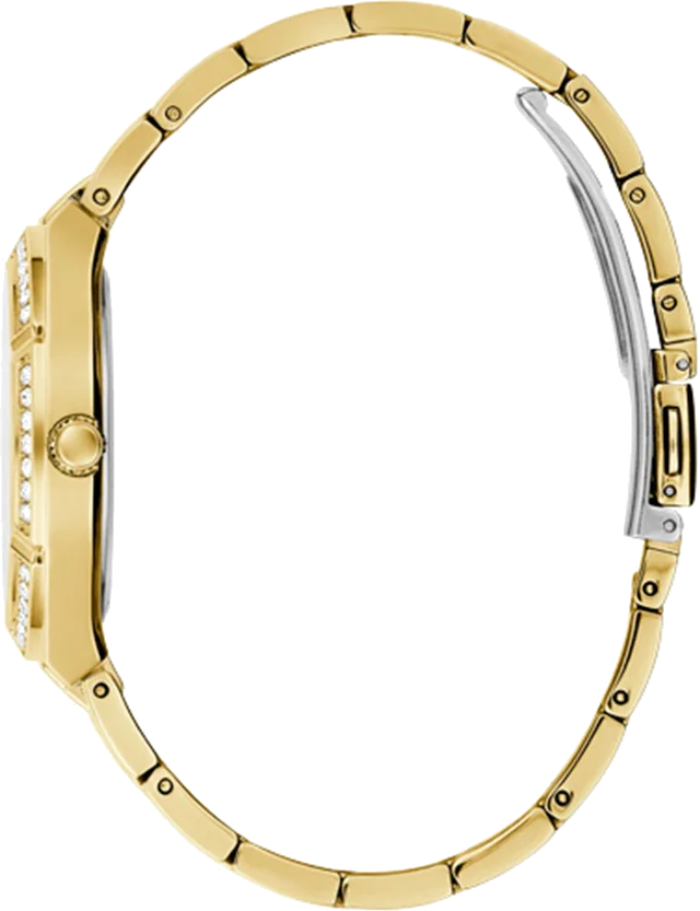 Montre Guess GW0033L2 pour Femme - Boîtier et Bracelet Acier Doré avec Strass vue 2