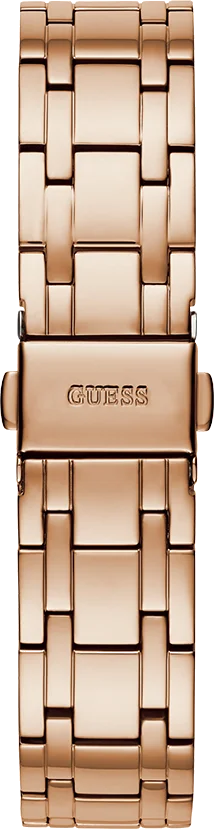 Montre Guess Femme GW0033L3 - Cadran et bracelet acier or rose avec strass vue 3