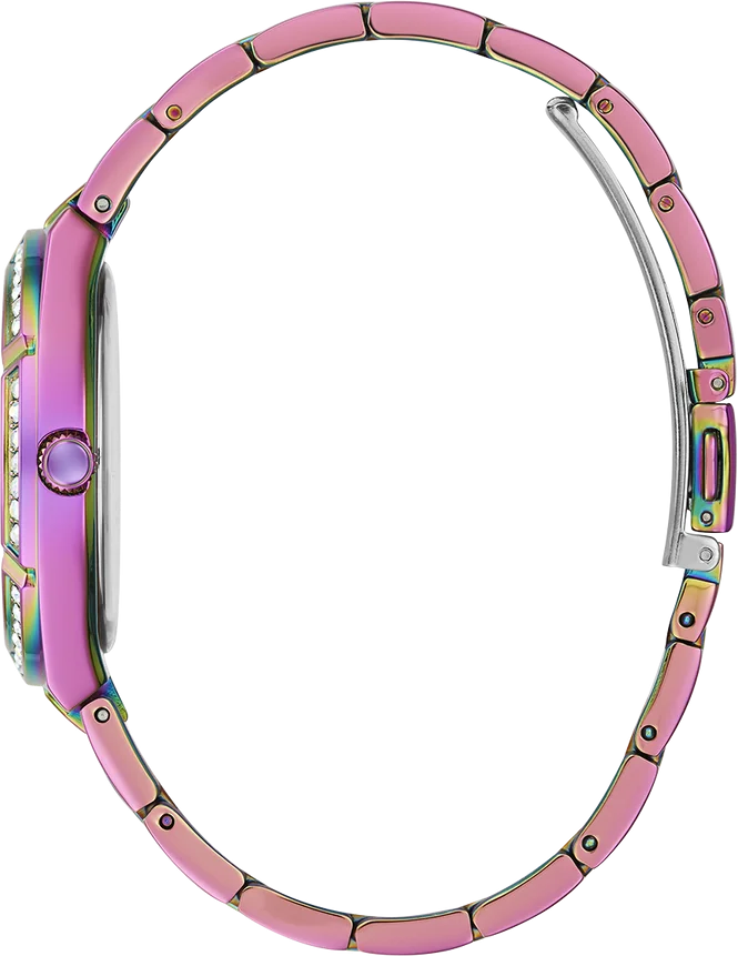 Montre Femme Guess Cosmo GW0033L6 Acier Inoxydable Finition Arc-en-ciel avec Cristaux vue 2