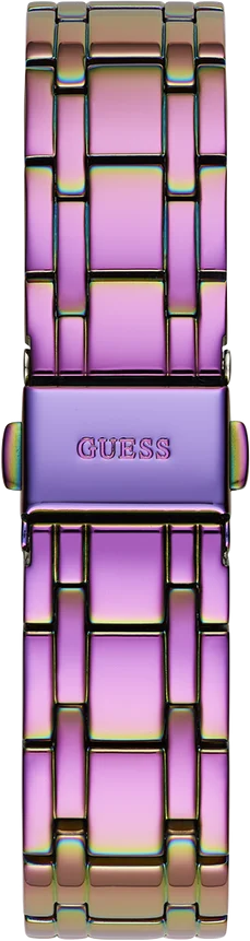Montre Femme Guess Cosmo GW0033L6 Acier Inoxydable Finition Arc-en-ciel avec Cristaux vue 3