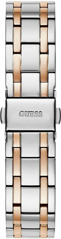 Montre Femme Guess Cosmo GW0033L9 - Cadran Argenté, Bracelet Acier Bicolore Argent & Or Rose vue 3