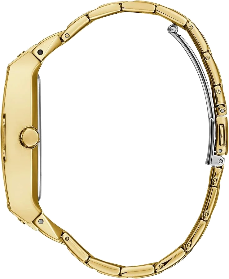 Montre-Bijou Guess Phoenix GW0104L2 pour Femme - Cadran Tonneau Doré PVD Acier Pavé Cristaux vue 2