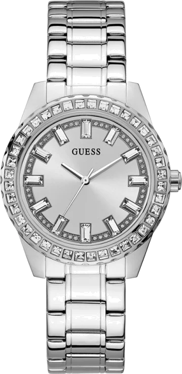 Montre Femme Guess GW0111L1 Sparkler en Acier Inoxydable Argenté avec Strass