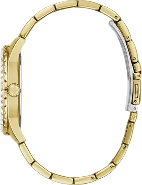 Montre Femme Guess GW0111L2 Sparkler - Boîtier Or Acier, Cadran Noir avec Cristaux vue 2