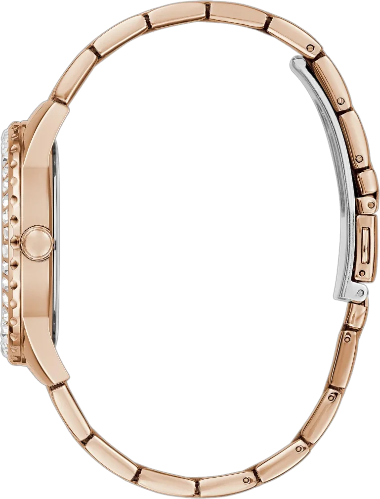 Montre Guess Femme GW0111L3 Acier Inoxydable Or Rose, Cadran Nacre Noire vue 2