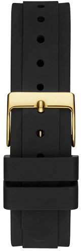 Montre Guess Femme GW0113L1 - Cadran Vert Imprimé, Bracelet Silicone Noir vue 3