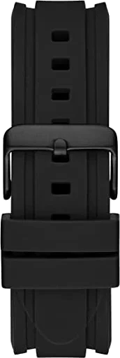 Montre Homme Guess GW0211G3 - Cadran noir multifonction, bracelet silicone noir vue 3