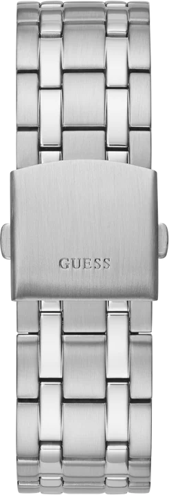 Montre Homme Guess GW0260G1 Continental en Acier Argent avec Cadran Noir Multifonction vue 5