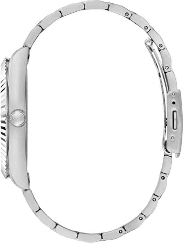 Montre Homme Guess Connoisseur GW0265G1, Cadran Noir, Bracelet Acier Argent vue 2