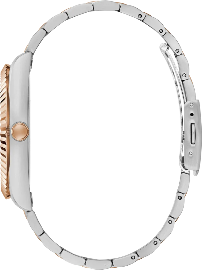 Montre Homme Guess GW0265G13 Connoisseur - Boîtier Acier Bicolore, Cadran Gris Taupe vue 4