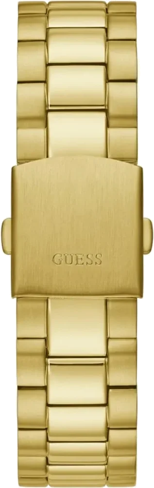 Montre Homme Guess Connoisseur GW0265G3 - Boîtier et bracelet acier doré, cadran noir vue 5