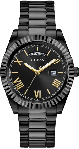 Montre Homme Guess Connoisseur GW0265G4 en Acier Inoxydable Noir