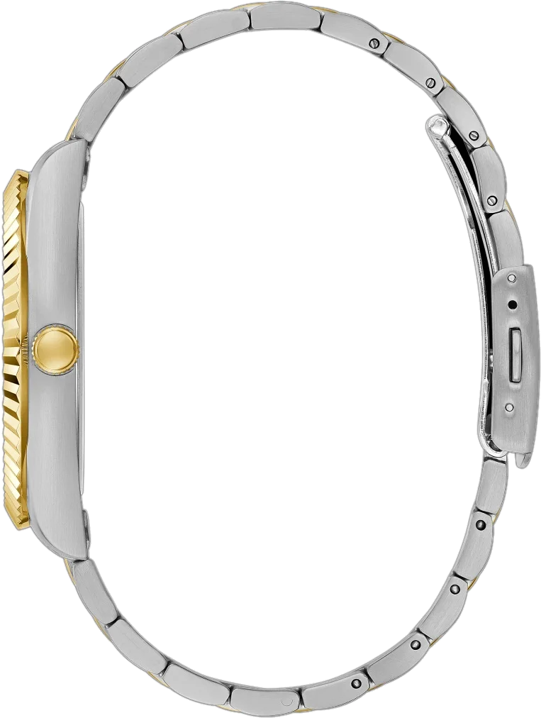 Montre Homme Guess GW0265G5 Connoisseur en Acier Bicolore Argent et Or vue 2