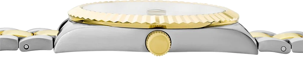 Montre Homme Guess Connoisseur GW0265G8 - Cadran Vert - Bracelet Acier Bicolore Argent/Or vue 3