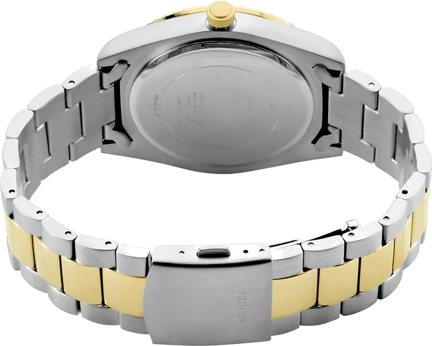 Montre Homme Guess Connoisseur GW0265G8 - Cadran Vert - Bracelet Acier Bicolore Argent/Or vue 4