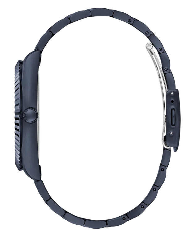 Montre Homme Guess Connoisseur GW0265G9 - Cadran et bracelet acier bleu vue 4