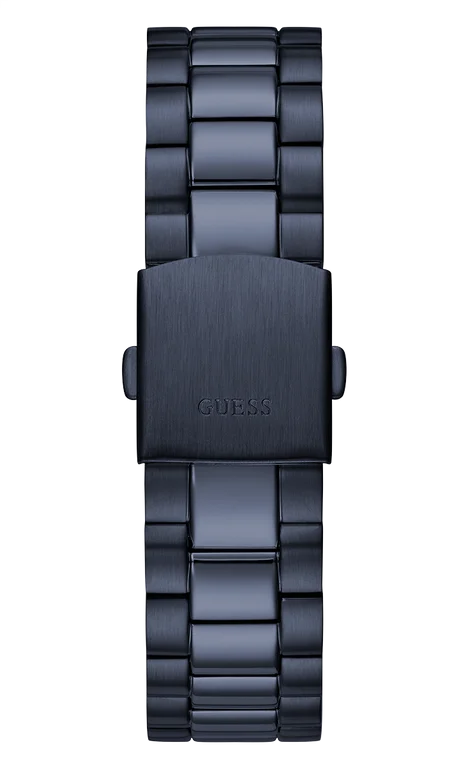 Montre Homme Guess Connoisseur GW0265G9 - Cadran et bracelet acier bleu vue 5