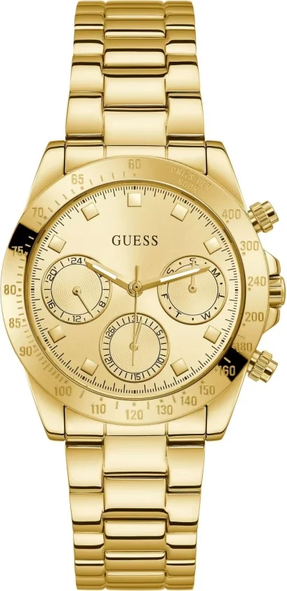 Montre Femme Guess Eclipse GW0314L2 en Acier Doré, Cadran Éclatant