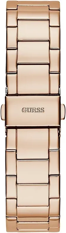 Montre Femme Guess Moonlight GW0320L3 - Boîtier Acier Or Rose, Lunette Strass, Cadran Blanc vue 4