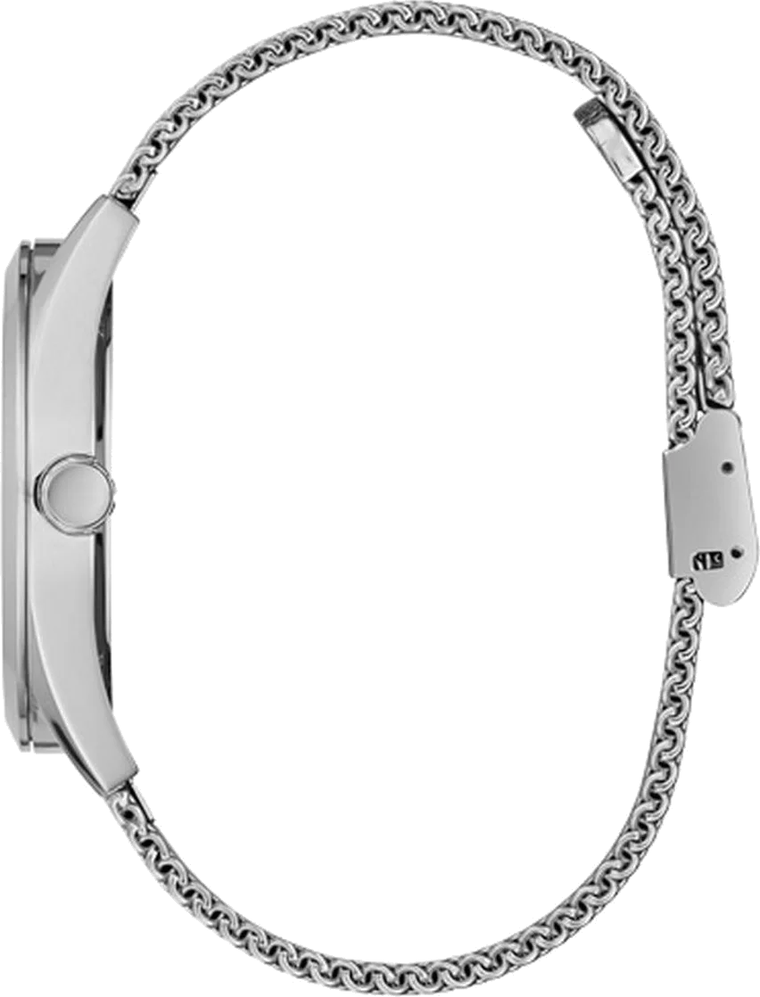 Montre Homme Guess GW0368G1 Tailor Cadran Argent Acier Maille Milanaise vue 3