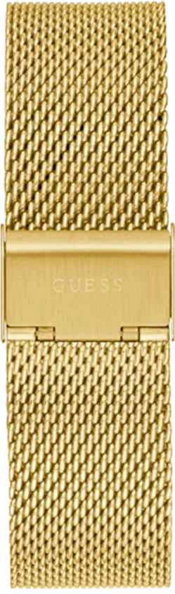Montre Homme Guess Tailor GW0368G2 en acier doré avec bracelet maille milanaise vue 4