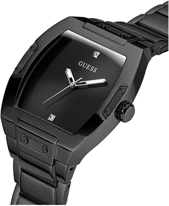 Montre Homme Guess Phoenix GW0387G3, Cadran et Bracelet Acier Noir vue 4