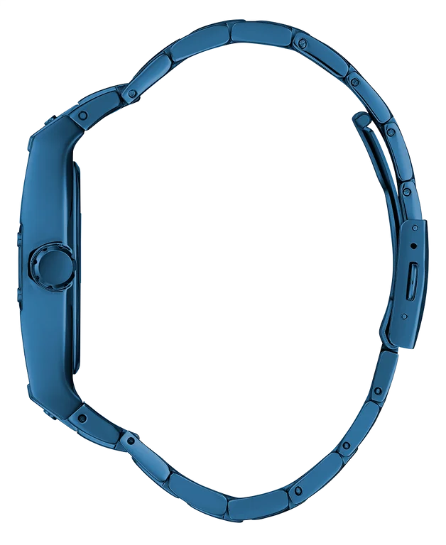 Montre Homme Guess GW0387G4 - Cadran et bracelet acier bleu vue 4