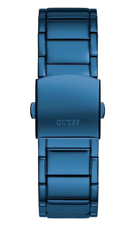 Montre Homme Guess GW0387G4 - Cadran et bracelet acier bleu vue 5