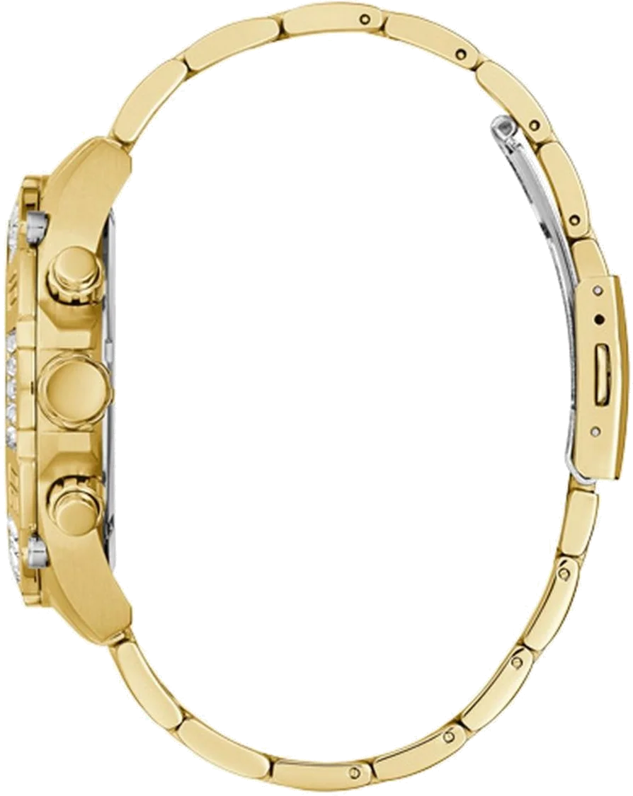 Montre Homme Guess GW0390G2 - Boîtier et Bracelet Acier Doré, Cadran Noir vue 2