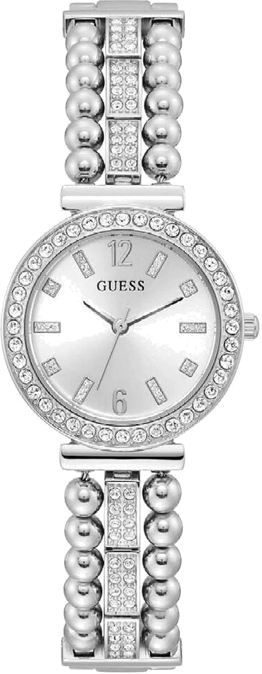 Montre Femme Guess Gala GW0401L1 en Acier Argenté avec Cadran Strass