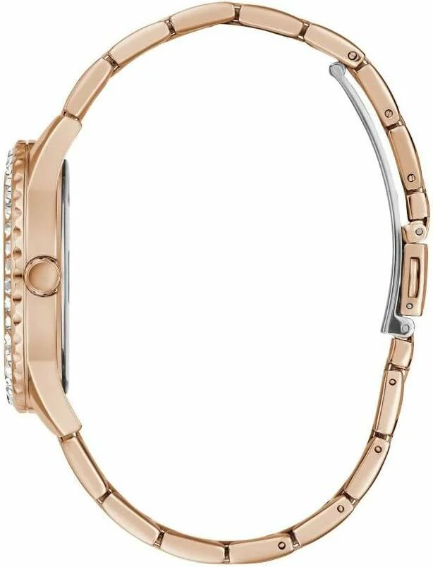 Montre Femme Guess GW0405L3 Cadran Pailleté Cristaux Acier Or Rose vue 3