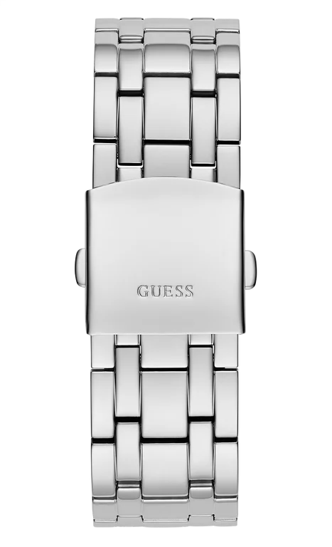 Montre Homme Guess GW0455G1 en acier inoxydable argenté, lunette sertie de strass vue 3