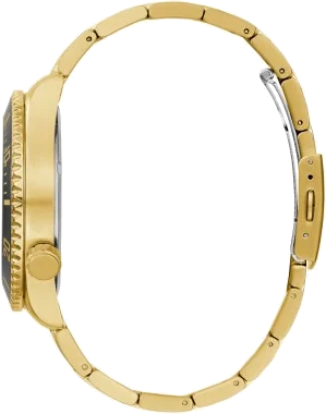 Montre Guess Axle GW0488G2 Homme en Acier Doré, Cadran Noir Multifonction vue 3