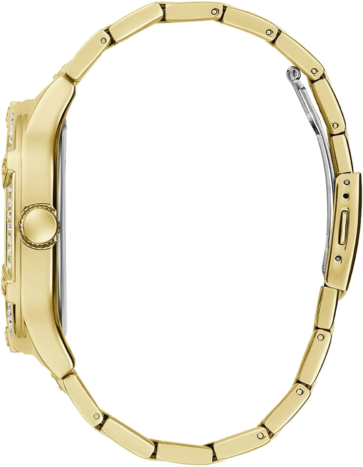 Montre Homme Guess Duke GW0576G2 en Acier Doré, Cadran Noir Multifonction vue 3