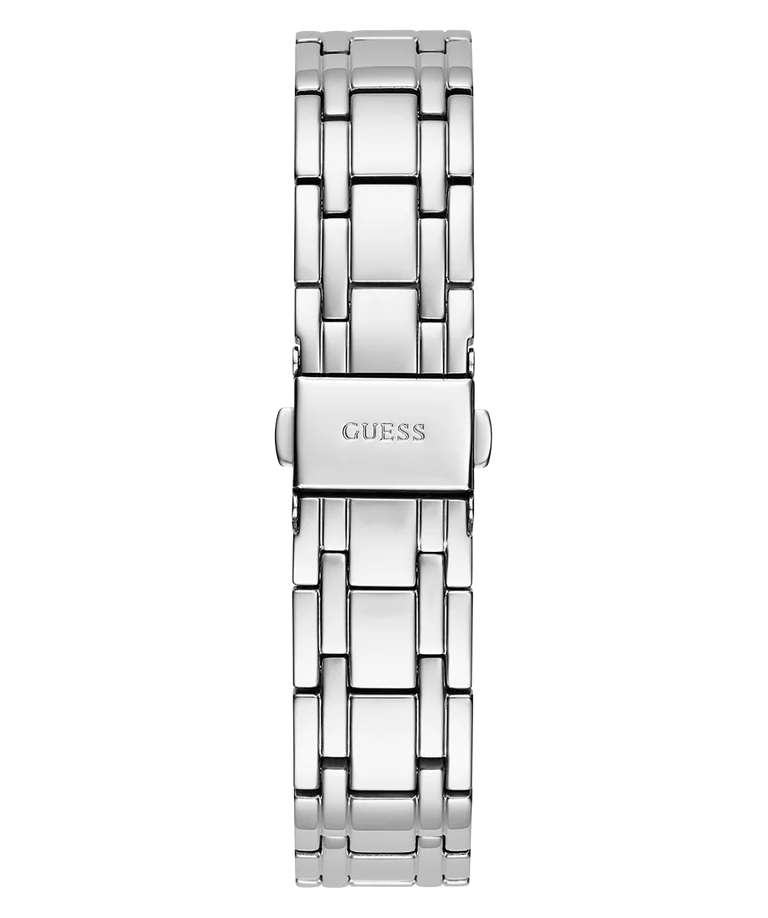 Montre Femme Guess Allara GW0604L1 Acier Argenté Cadran Squelette avec Cristaux Multifonctions vue 4