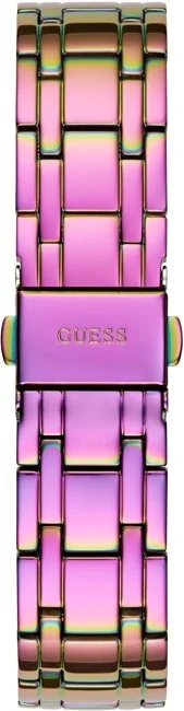 Montre Femme Guess Allara GW0604L4 - Bracelet Acier Arc-en-Ciel & Cadran Squelette à Cristaux vue 4