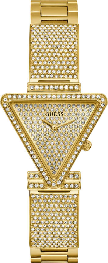 Montre Femme Guess GW0644L2 Fame Triangle Doré Acier et Cristaux
