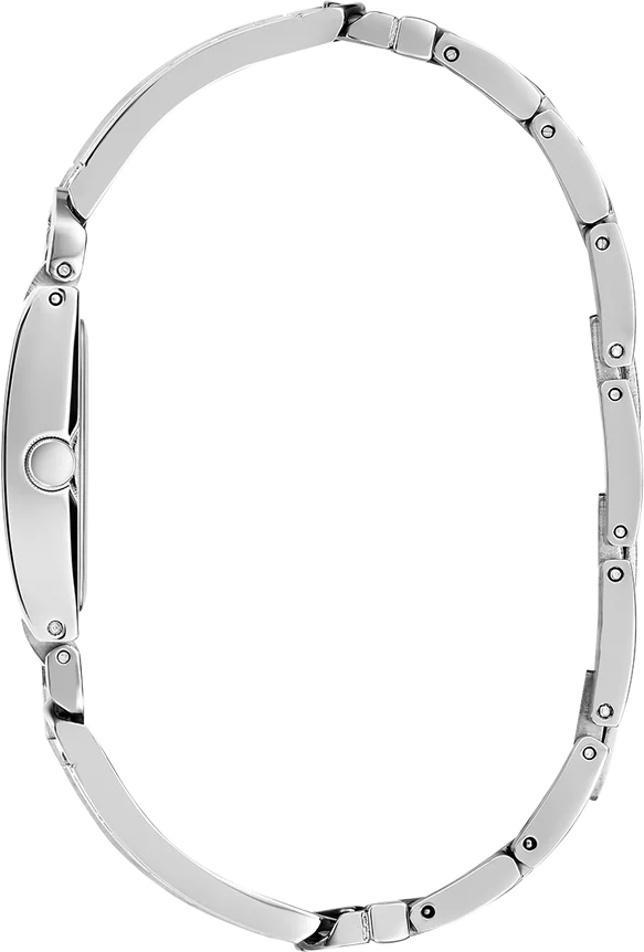 Montre Femme Guess GW0668L1 Boîtier Carré Acier Argenté avec Cristaux vue 3