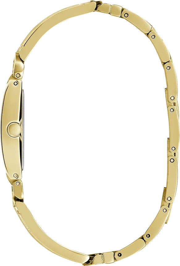 Montre Femme Guess GW0668L2 en Acier Doré à Cadran Carré et Cristaux vue 3