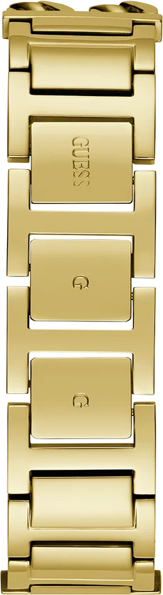 Montre Femme Guess GW0668L2 en Acier Doré à Cadran Carré et Cristaux vue 4