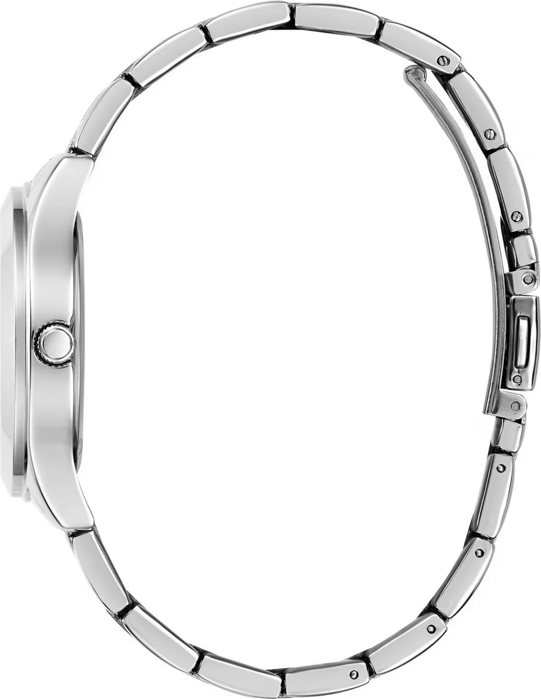 Montre Femme Guess GW0675L1 en Acier Argenté avec Cadran Logo Triangle Rose vue 3