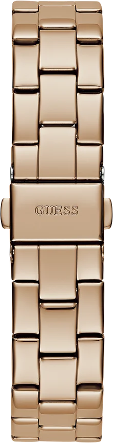 Montre Femme Guess GW0675L3 en Acier Or Rose avec Cadran Bleu Logo vue 4