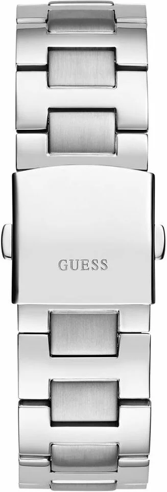 Montre Guess GW0703G1 Equity Homme - Boîtier Acier Argenté, Cadran Noir Multifonctions vue 4