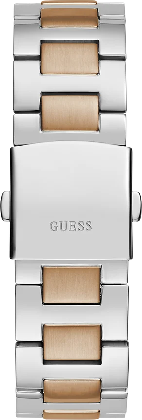 Montre Guess Homme GW0703G4 Equity Acier Bicolore Argent/Or Rose, Cadran Anthracite vue 4