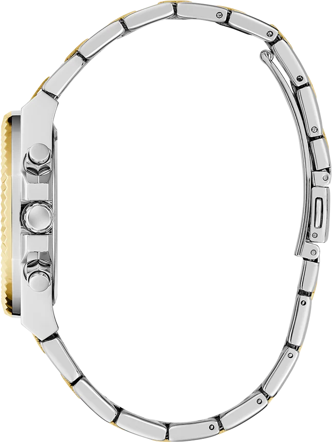 Montre Femme Guess GW0769L4 - Cadran Vert Multifonctions, Bracelet Acier Bicolore vue 3