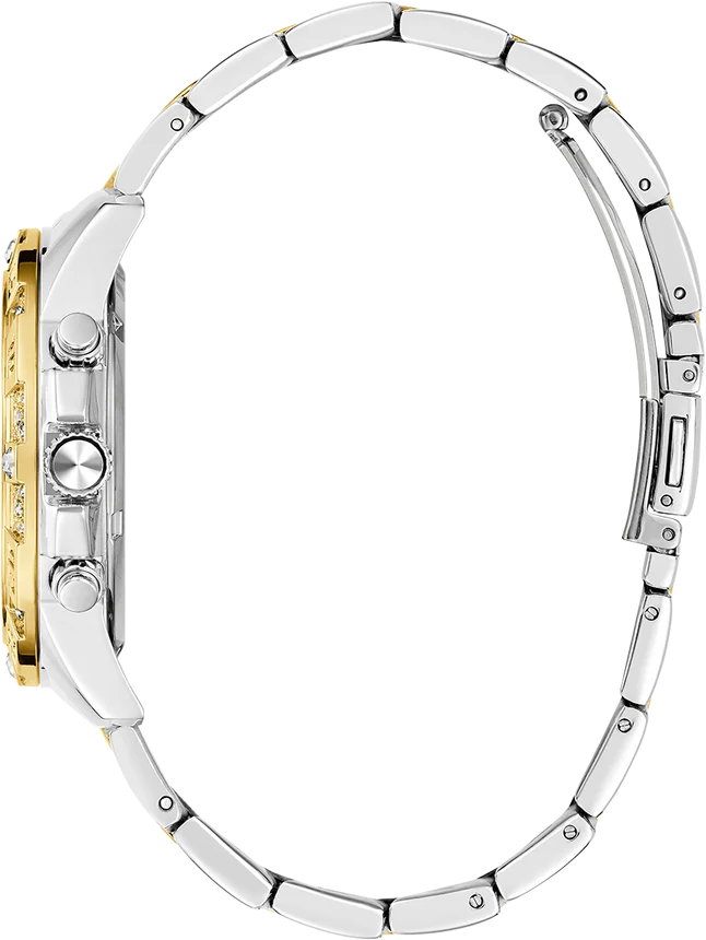 Montre Guess GW0771L3 Femme Bicolore Acier et Cristaux vue 3