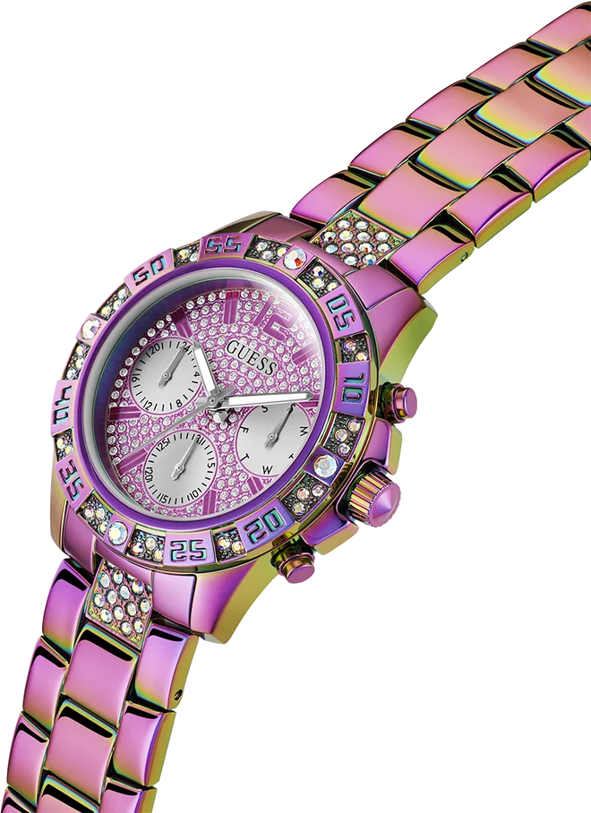 Montre Femme Guess GW0771L4 Acier Inoxydable Arc-en-ciel avec Cristaux vue 2