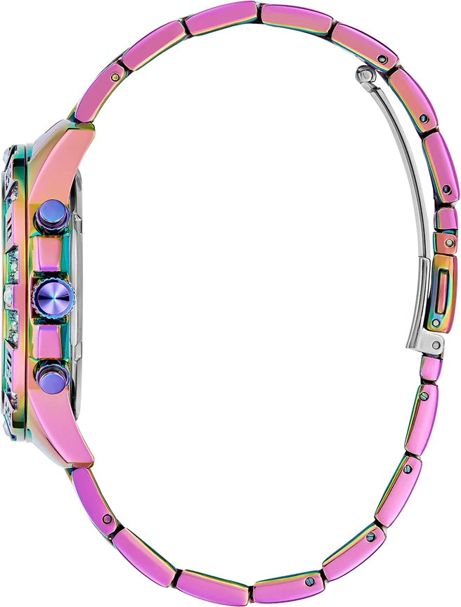 Montre Femme Guess GW0771L4 Acier Inoxydable Arc-en-ciel avec Cristaux vue 3